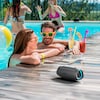 MEDION® LIFE® P61746 Tragbarer Bluetooth® Lautsprecher M, Dual Illuminated (RGB-Lichteffekte), Bluetooth® 5.3, integrierter Akku mit bis zu 42 Stunden Laufzeit, robustes & mobiles Design, 2 x 15 W RMS