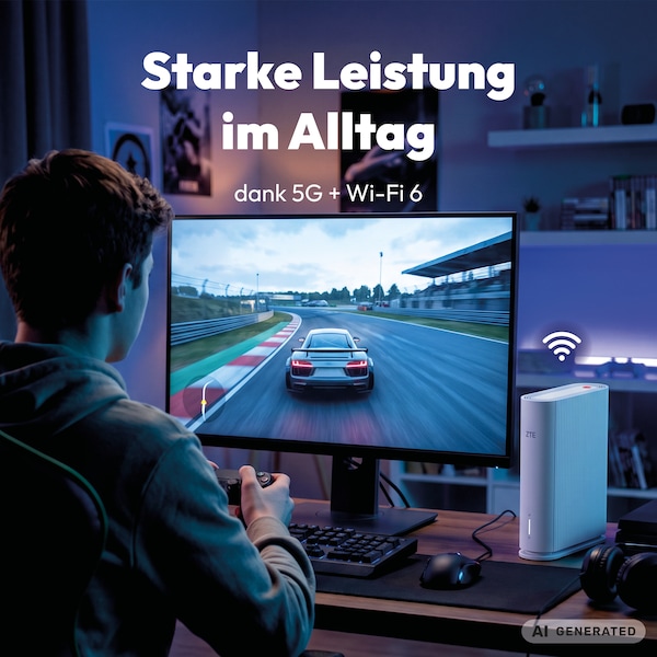 ZTE stationärer Router G5TS, 5G, Weiß