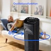 MEDION® LIFE E10 TF Turmventilator (MD 10319), 3 Geschwindigkeitsstufen, 45 Watt Leistung, zuschaltbare Schwenkfunktion, inkl. Fernbedienung