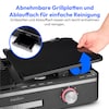 MEDION® LIFE Tischgrill mit Dual-Zonen-System (MD12027), 2,400 Watt, 2 abnehmbare Platten, LED-Statusanzeige (weiß, rot, grün), IPX4-Schutz