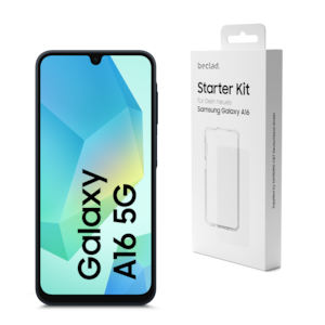 SAMSUNG Galaxy A16 5G, 128GB, Blue Black inkl. Starter Kit aus Cover & Schutzfolie