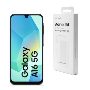 SAMSUNG Galaxy A16 5G, 128GB, Blue Black inkl. Starter Kit aus Cover & Schutzfolie