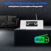 MEDION® LIFE® P85333 Stereo Internetradio, 7,1 cm (2,8'') TFT-Farbdisplay, über 25.000 Internet-Radiosender & viele Podcasts empfangen, DAB+/UKW Radio, Wecker, WLAN, Bluetooth®, Amazon Music, Spotify®-Connect, 2 x 6 W RMS
