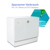 MEDION® LIFE® Tischgeschirrspüler DWT50 (MD 37775), 7 Reinigungsprogramme, Wasseranschluss, für 5 Gedecke, EasyFit Design, Touch-Bedienfeld, LED-Display