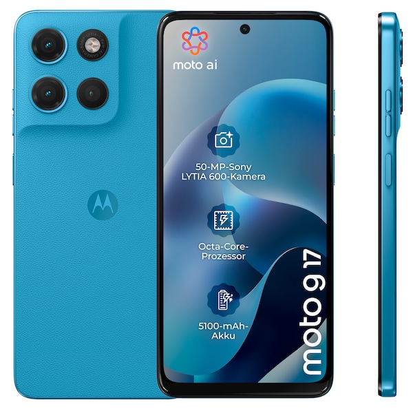 MOTOROLA moto g17, 128 GB, Alaskan Blue (XT2623-2)