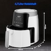 MEDION® LIFE HeißluftFritteuse P40 L (MD13030), 100 Rezepte in der Life+ App¹, Touch-Sensor- Bedienfeld, 4,7 Liter Fassungsvermögen, 8 Automatikprogramme,1.500 Watt, 60 min. Timer, 100