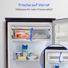 MEDION® LIFE Kühlschrank mit Eiswürfelfach MD 370033 Anthrazit, 90 L Gesamt-Nutzinhalt (Kühlteil 80 L & Eiswürfelfach 10 L), wechselbarer Türanschlag, geringer Geräuschpegel