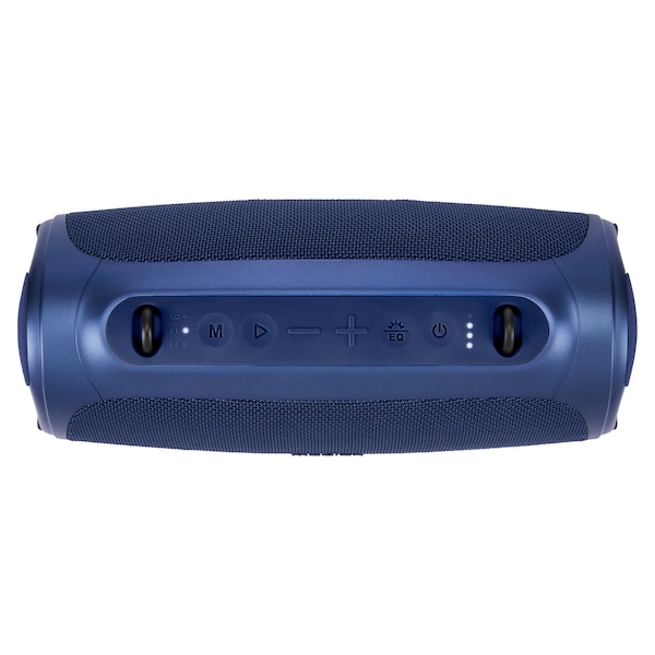 MEDION® LIFE P61746 Tragbarer Bluetooth® Lautsprecher M blau, Dual Illuminated (RGB-Lichteffekte), Bluetooth® 5.3, integrierter Akku mit bis zu 45 Stunden Laufzeit, robustes & mobiles Design, 2 x 15 W RMS
