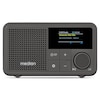 MEDION® LIFE® S66822 Tragbares DAB+ Radio, Farb-TFT Display 3,73 cm (1,47''), DAB+/UKW-Radio (je 40 Senderspeicher), Bluetooth® 5.3, integrierter Akku, extra kompakt, 2 W RMS