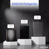 MEDION® LIFE Gefrierschrank MD370018 Schwarz, 85 L Nutzinhalt, 3 Türfächer, manuelle Abtauung, Temperaturbereich 0–5 °C, Energieklasse C, leiser Kompressorbetrieb (39 dB), wechselbarer Türanschlag