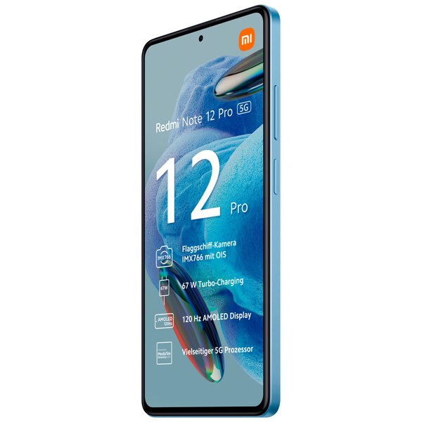 XIAOMI Redmi Note 12 Pro 5G, 128 GB, Blau