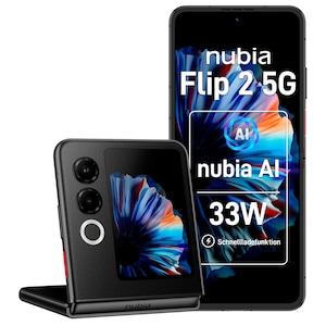 NUBIA Flip 2 5G 256 GB, Night Black (NX732J) NUBIA Flip 2 5G 256 GB, Night Black (NX732J)