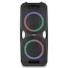 MEDION® LIFE® PE-1 Pure Partylautsprecher, PLL-UKW Radio, Bluetooth® 5.4, satter Sound, verschiedene Lichteffekte, X-Bass Bassanhebung, inkl. Mikrofon, 2 x 25 W RMS Ausgangsleistung