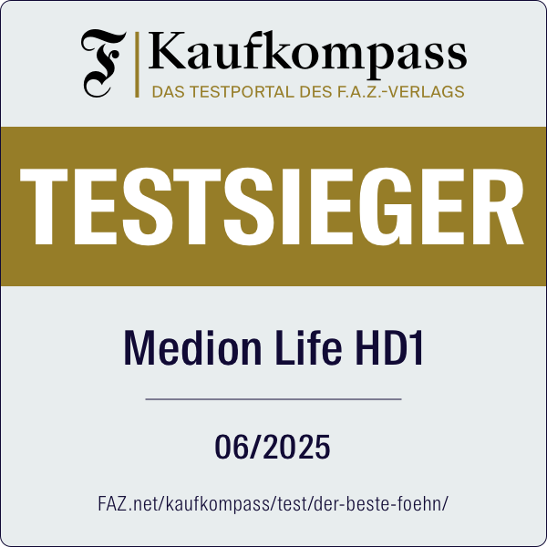 TESTSIEGER FAZ Kaufkompass_MEDION LIFE HD1