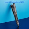 MEDION® LIFE HS1 Glätteisen, flexible Keramik-/Turmalin Heizplatten mit Temperatursensor, Display mit Temperaturanzeige, 5 regelbare Hitzestufen (165° - 210°)
