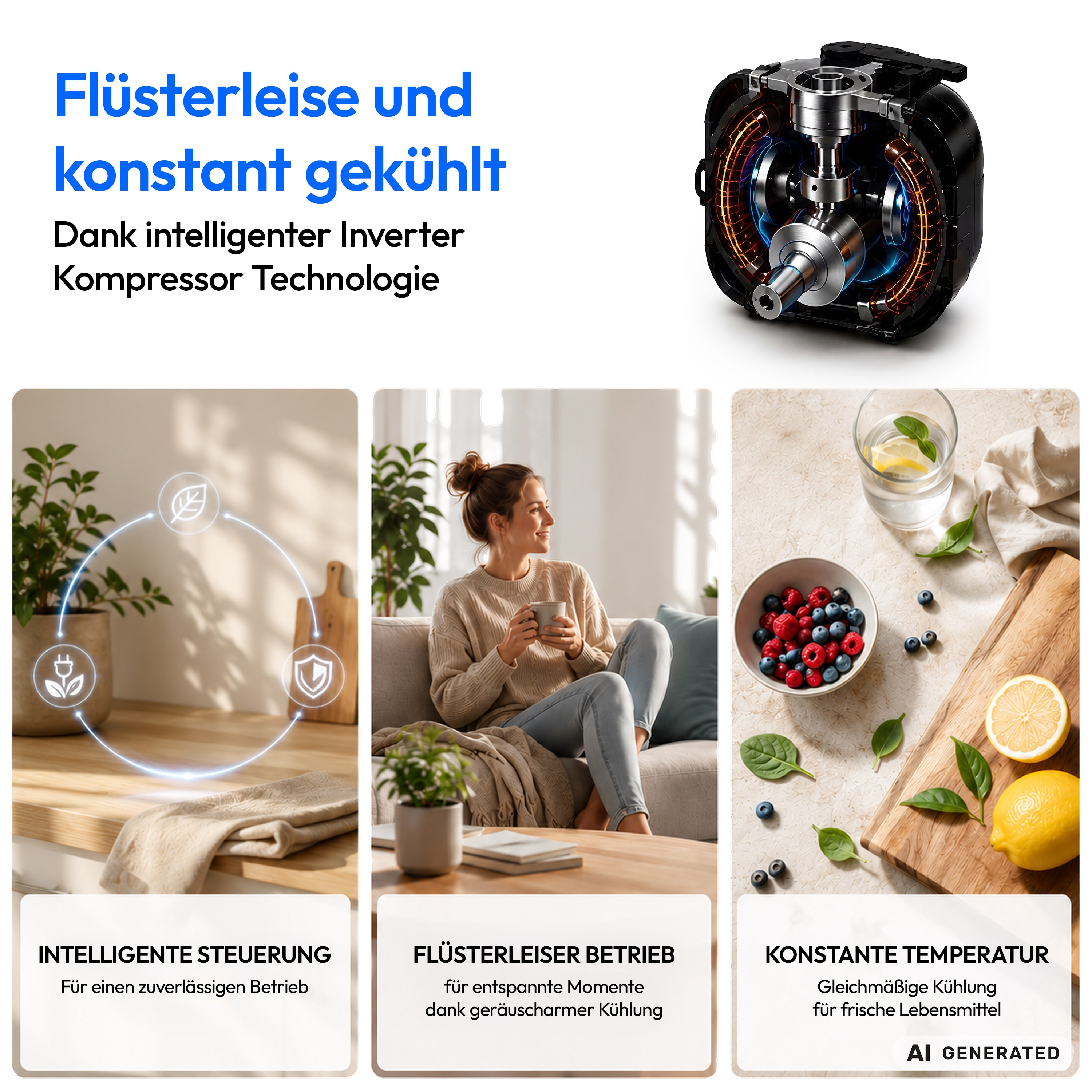MEDION® LIFE Kühlschrank mit Eiswürfelfach MD 370033, 90 L Gesamt-Nutzinhalt (Kühlteil 80 L & Eiswürfelfach 10 L), wechselbarer Türanschlag, geringer Geräuschpegel