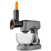 MEDION® LIFE Digitale Küchenmaschine MD12600, 800 W Gleichstrommotor, Energiesparend, Ultraleise, Digitales Sensor-Touch-Display, 4,6 L Edelstahlschüssel, Inkl. Fleischwolf