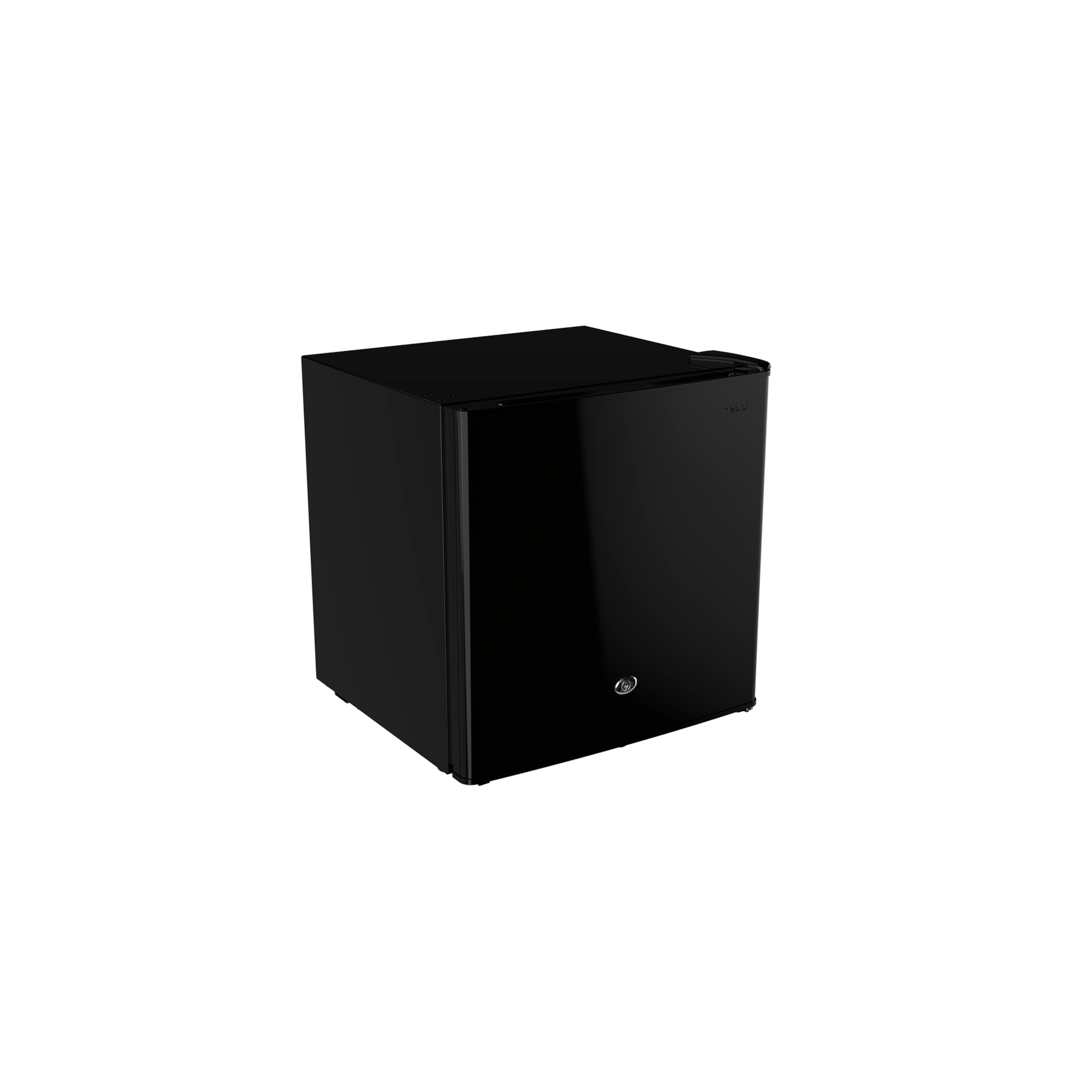 MEDION® LIFE Mini-Kühlschrank mit Eisfach und Schloss MD370001, 42 L Gesamtnutzinhalt (Kühlteil 37 L & Eisfach 5 L), wechselbarer Türanschlag, Schloss, geringer Geräuschpegel