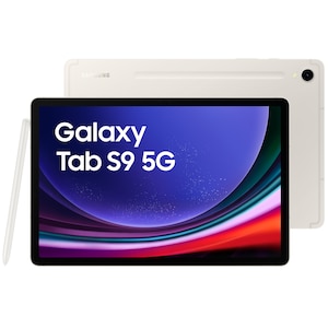 SAMSUNG Galaxy Tab S9 5G, 128 GB, Beige