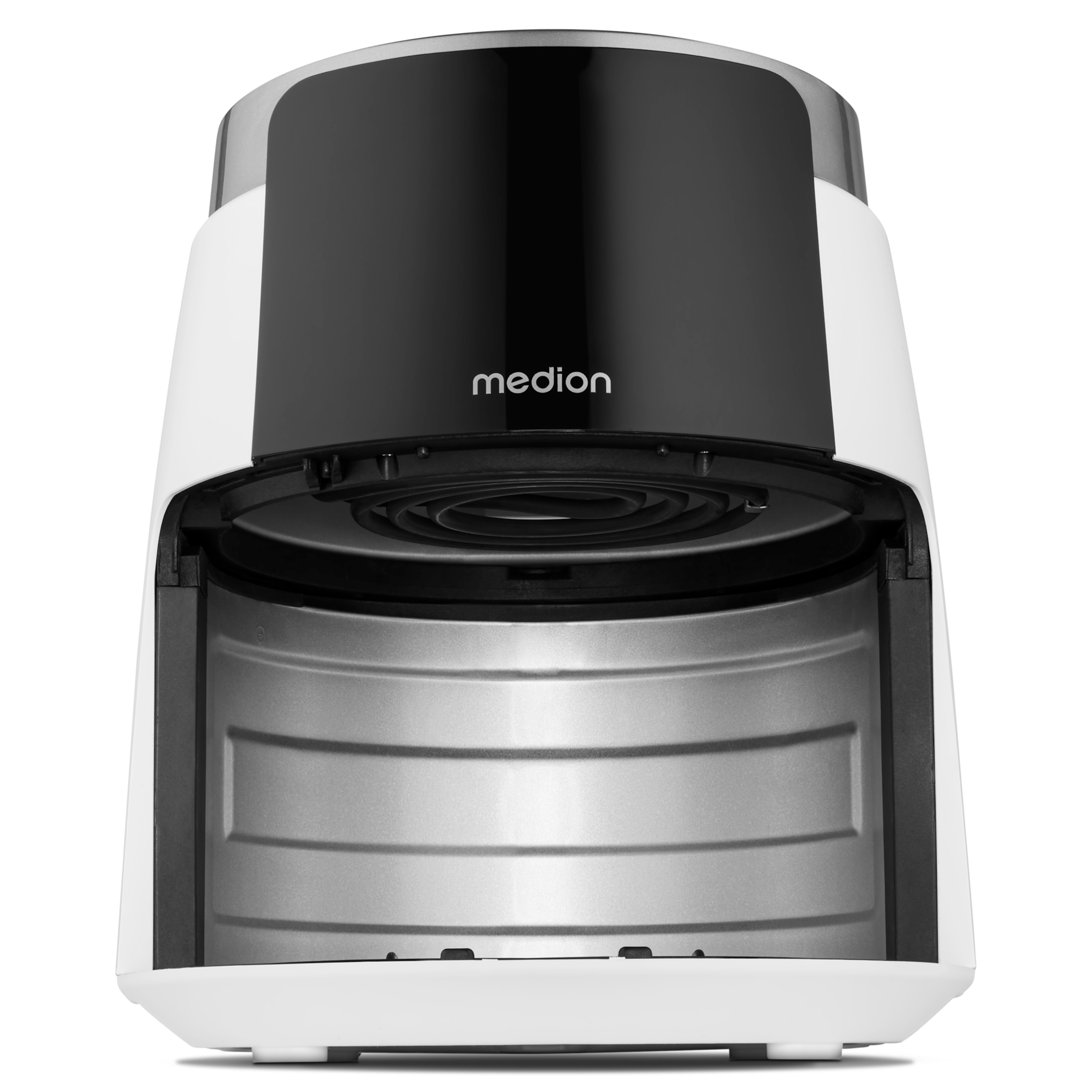 MEDION® LIFE HeißluftFritteuse P40 L (MD13030), 100 Rezepte in der Life+ App¹, Touch-Sensor- Bedienfeld, 4,7 Liter Fassungsvermögen, 8 Automatikprogramme,1.500 Watt, 60 min. Timer, 100