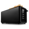 MEDION® MEDION LIFE Toaster MD12103, 2 lange Toastschlitze für bis zu 4 Toasts, LED Sensor-Touch-Display, 7 Bräunungsstufen und 5 Automatikprogramme