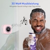 MEDION® LIFE S66884 Duschradio rosa, LED-Display, UKW-Radio, IPX6 Schutz, Bluetooth® 5.0, 30 W Ausgangsleistung (3 W RMS)